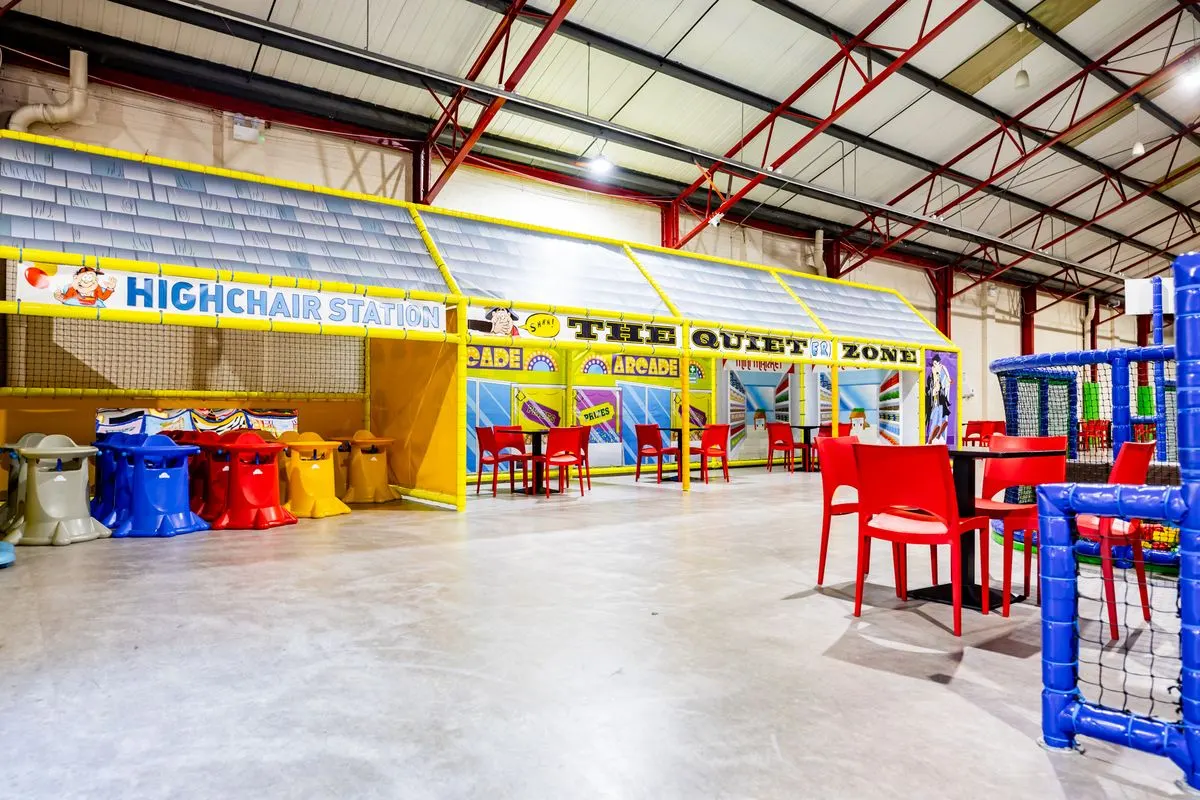 The Quiet Zone and highchair station at Happy Town